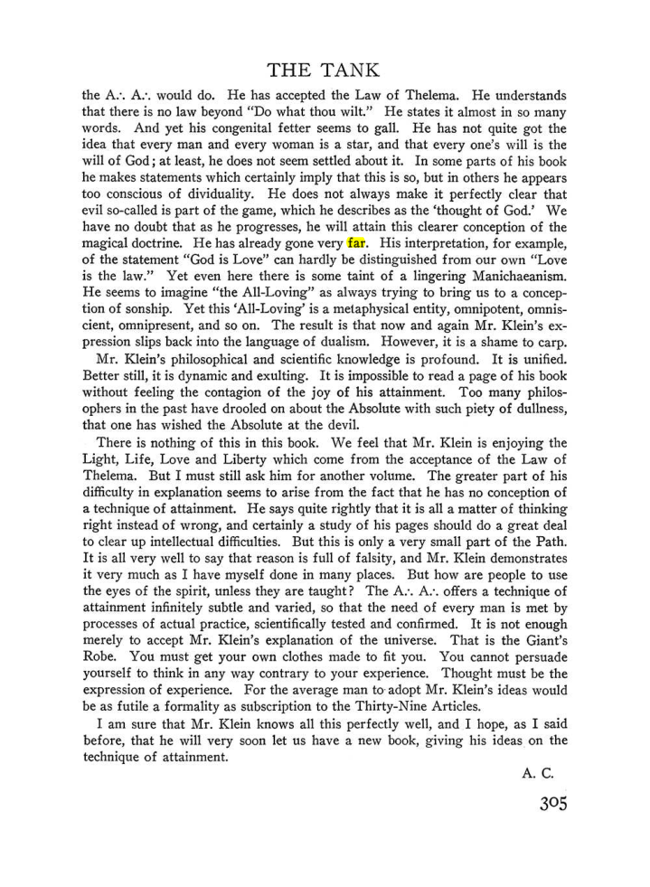 Original scan of The Equinox (Volume III, Number I), PDF page 319