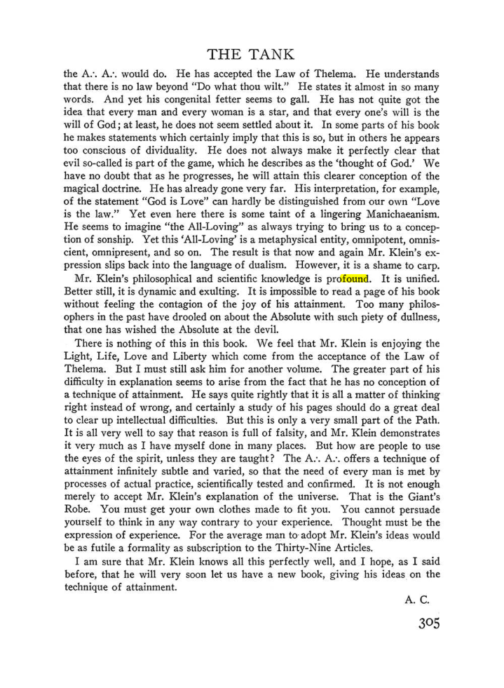 Original scan of The Equinox (Volume III, Number I), PDF page 319