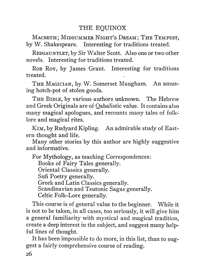 Original scan of The Equinox (Volume III, Number I), PDF page 32