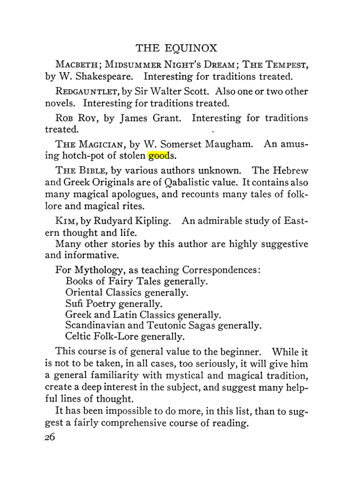 Original scan of The Equinox (Volume III, Number I), PDF page 32