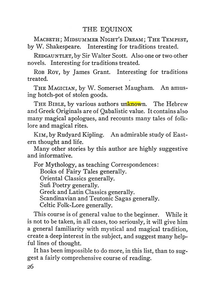 Original scan of The Equinox (Volume III, Number I), PDF page 32