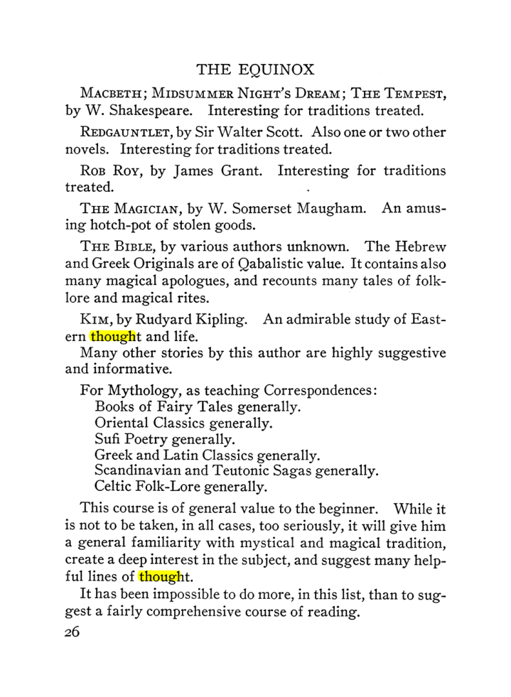 Original scan of The Equinox (Volume III, Number I), PDF page 32