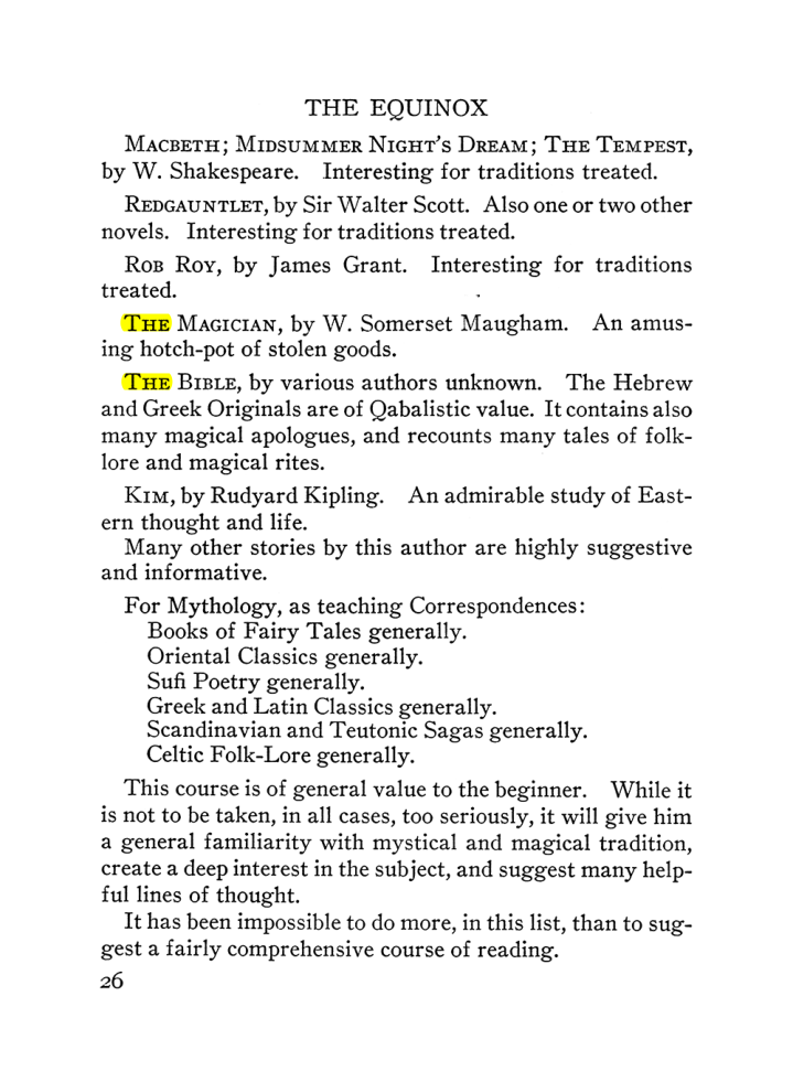 Original scan of The Equinox (Volume III, Number I), PDF page 32