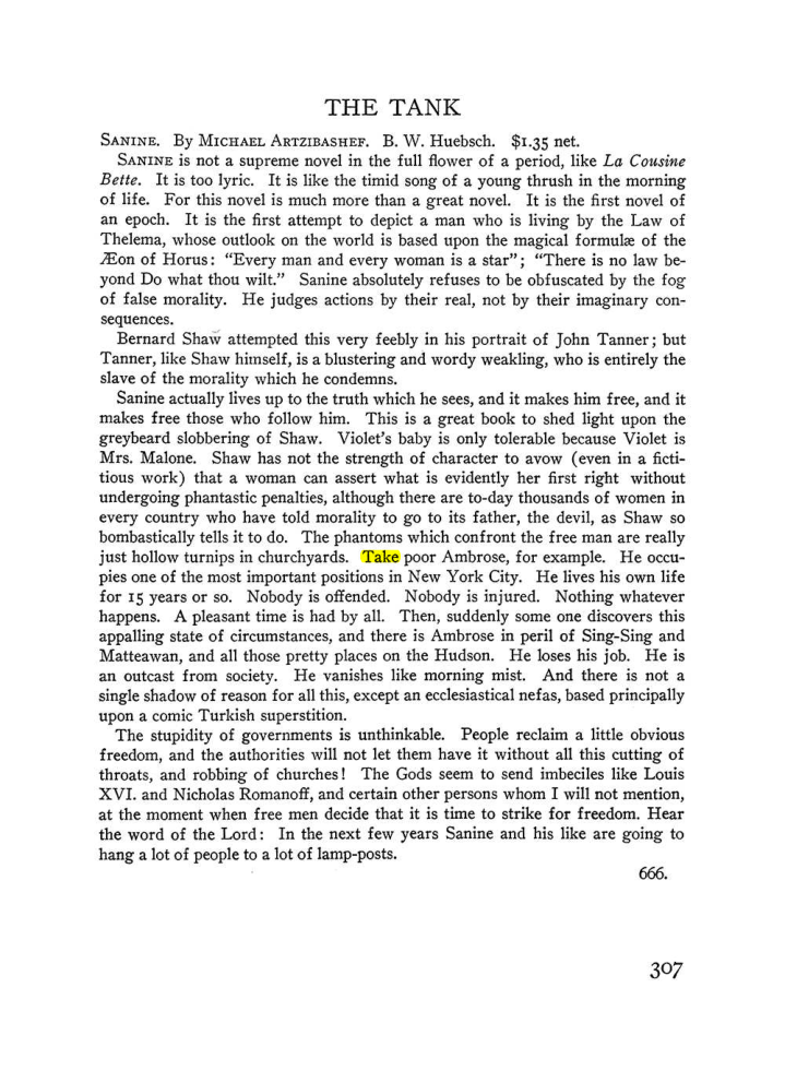 Original scan of The Equinox (Volume III, Number I), PDF page 321