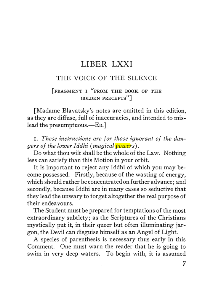 Original scan of The Equinox (Volume III, Number I), PDF page 329