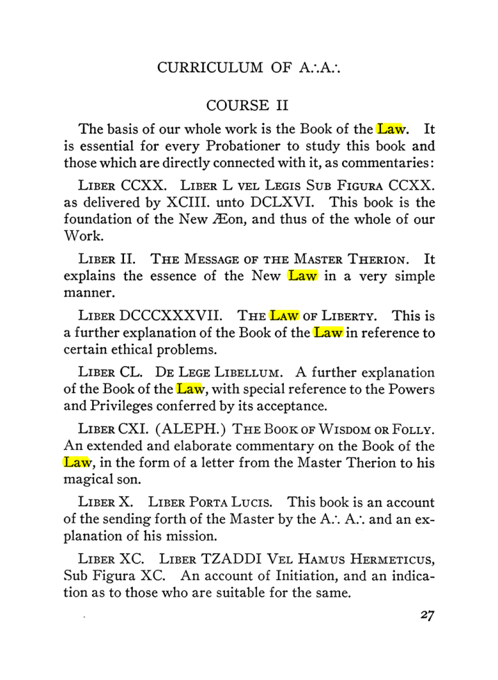 Original scan of The Equinox (Volume III, Number I), PDF page 33