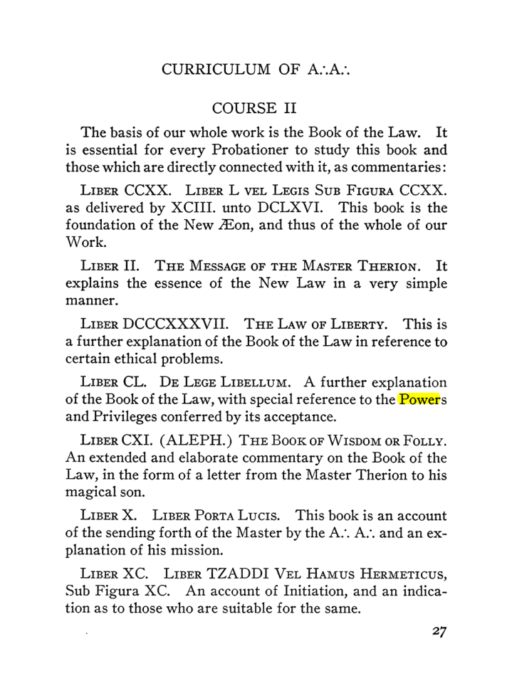 Original scan of The Equinox (Volume III, Number I), PDF page 33
