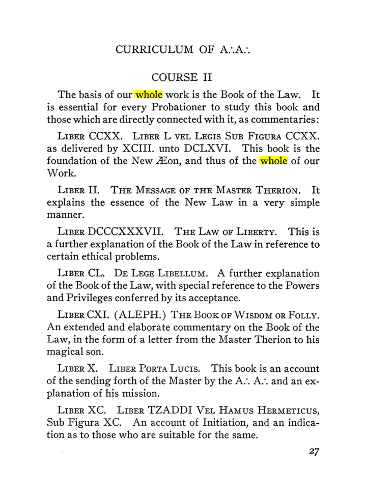 Original scan of The Equinox (Volume III, Number I), PDF page 33
