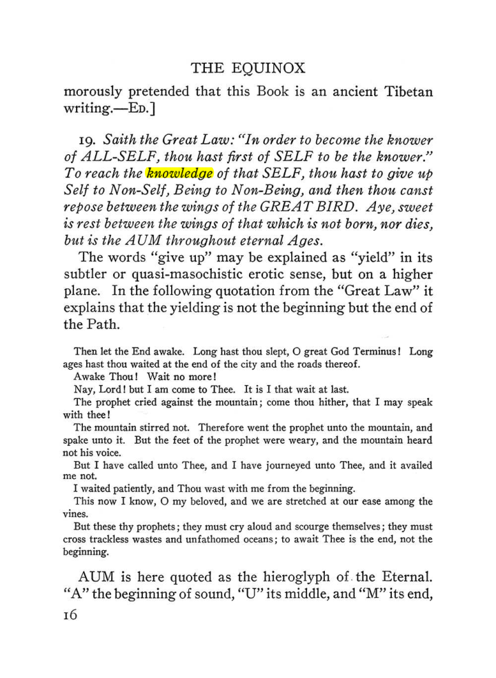 Original scan of The Equinox (Volume III, Number I), PDF page 338