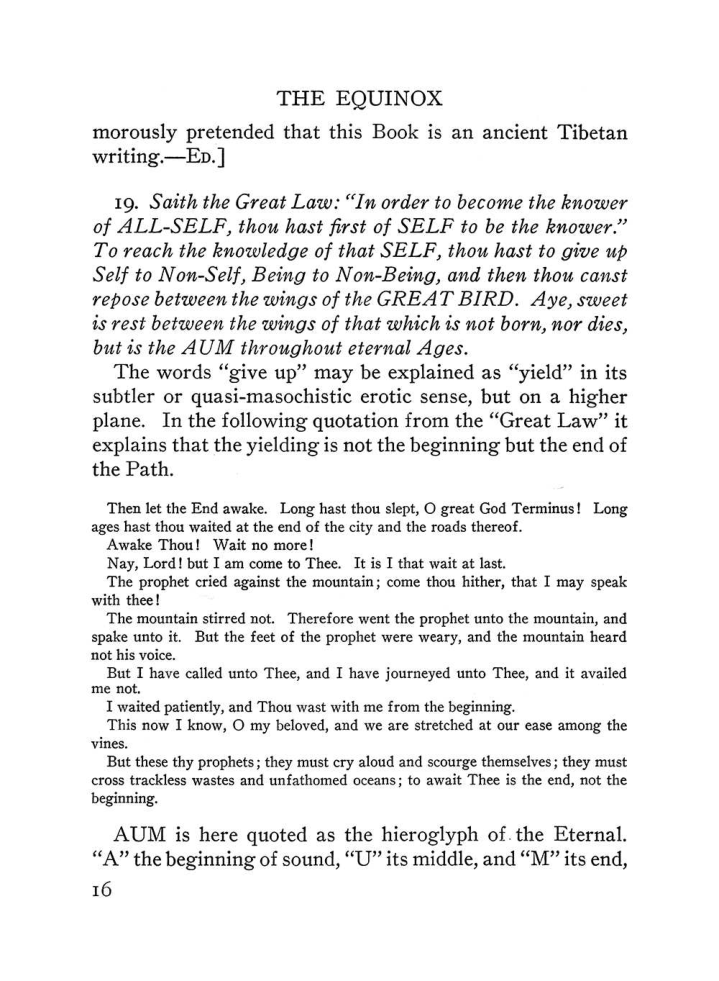 Original scan of The Equinox (Volume III, Number I), PDF page 338