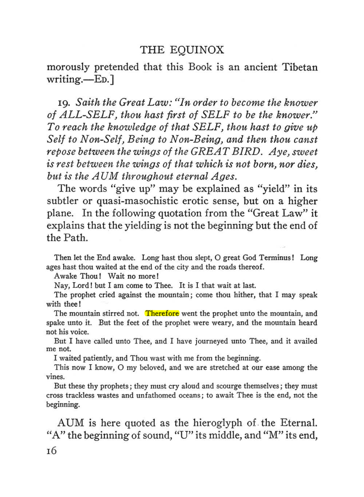 Original scan of The Equinox (Volume III, Number I), PDF page 338