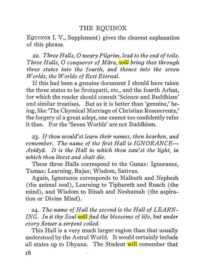 Original scan of The Equinox (Volume III, Number I), PDF page 340