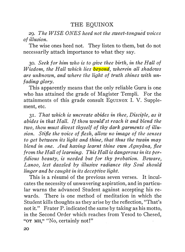 Original scan of The Equinox (Volume III, Number I), PDF page 342