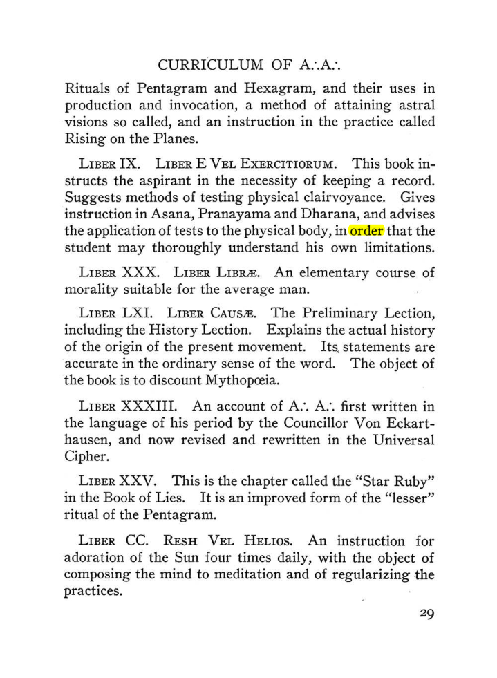 Original scan of The Equinox (Volume III, Number I), PDF page 35