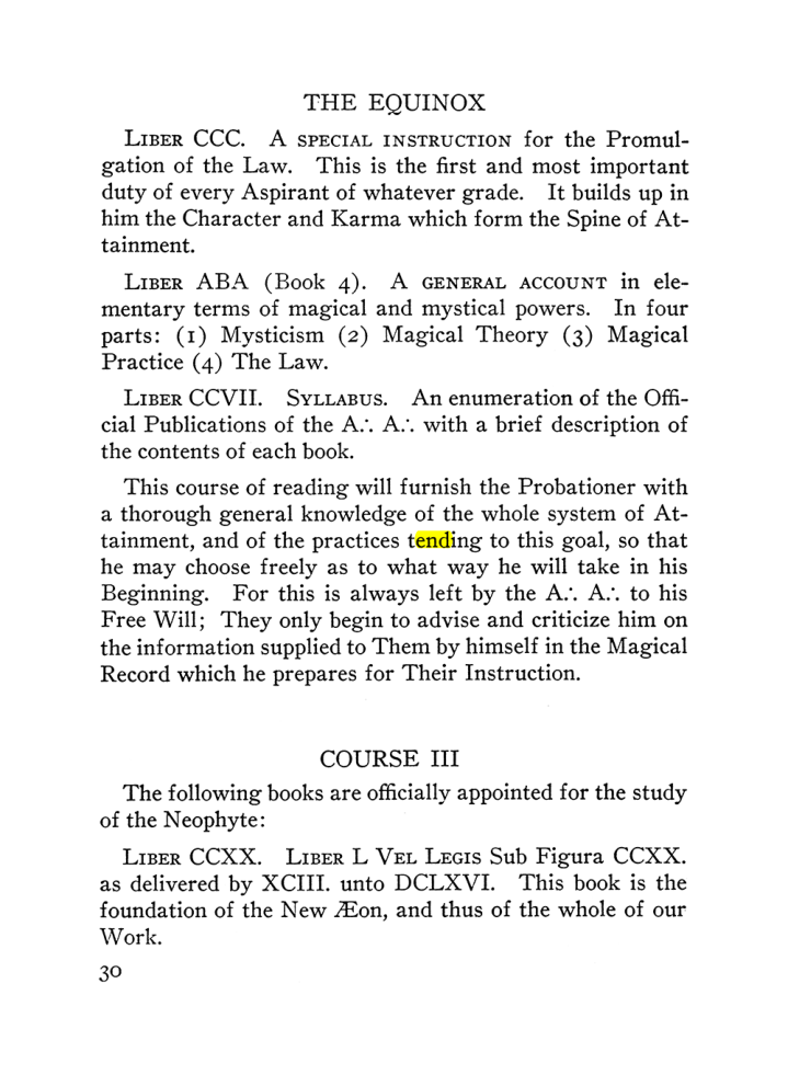 Original scan of The Equinox (Volume III, Number I), PDF page 36