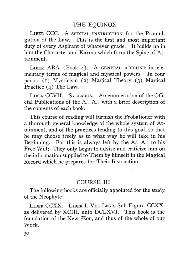 Original scan of The Equinox (Volume III, Number I), PDF page 36