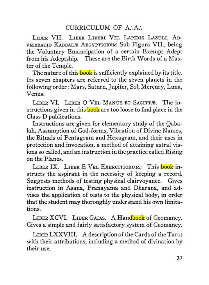 Original scan of The Equinox (Volume III, Number I), PDF page 37
