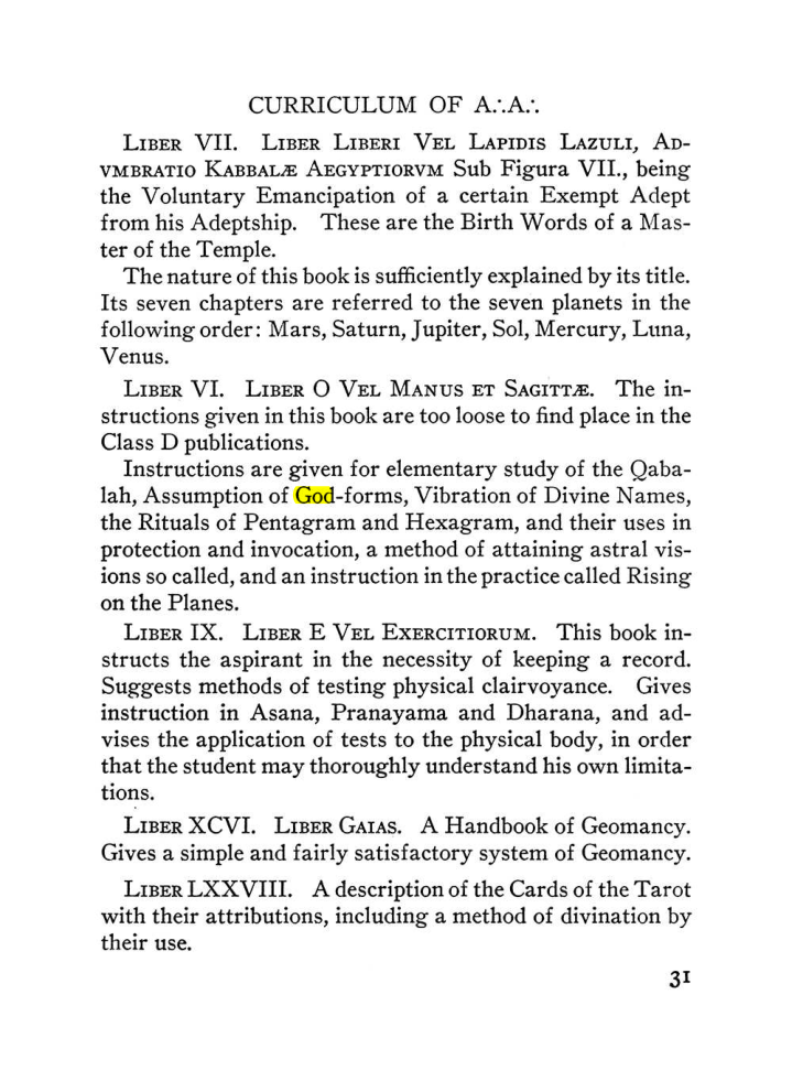 Original scan of The Equinox (Volume III, Number I), PDF page 37