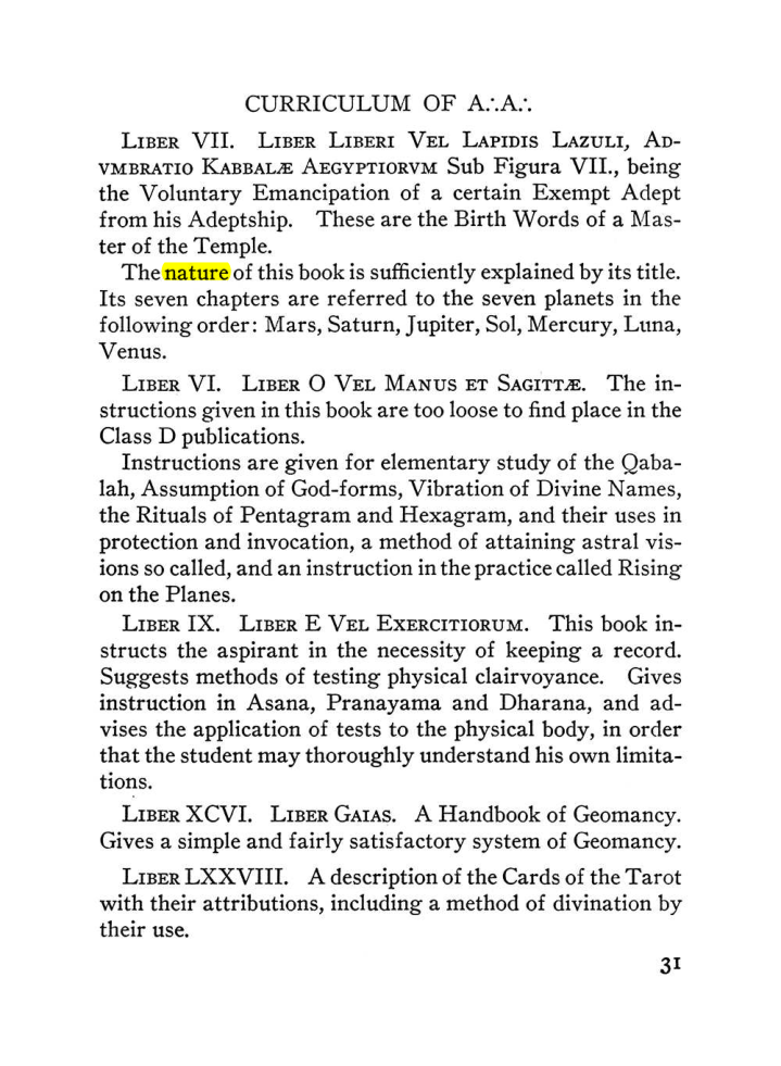 Original scan of The Equinox (Volume III, Number I), PDF page 37