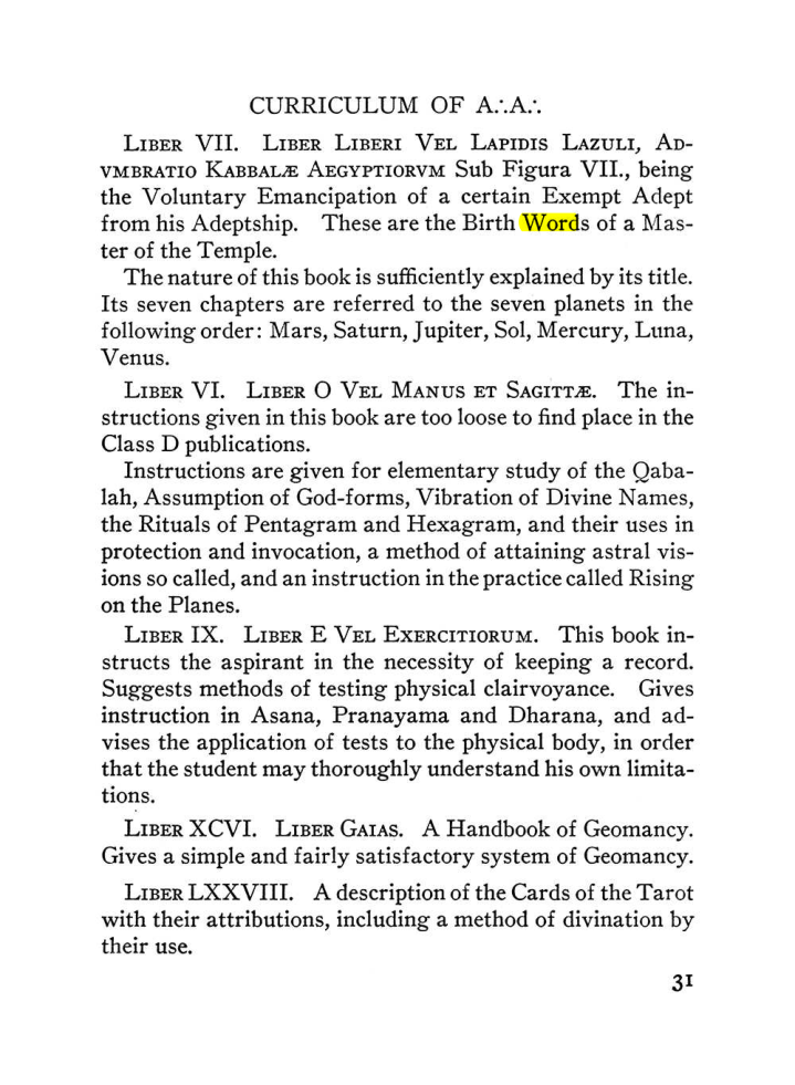 Original scan of The Equinox (Volume III, Number I), PDF page 37
