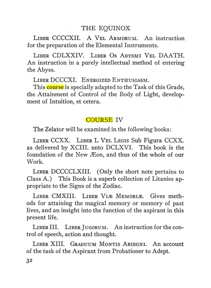 Original scan of The Equinox (Volume III, Number I), PDF page 38