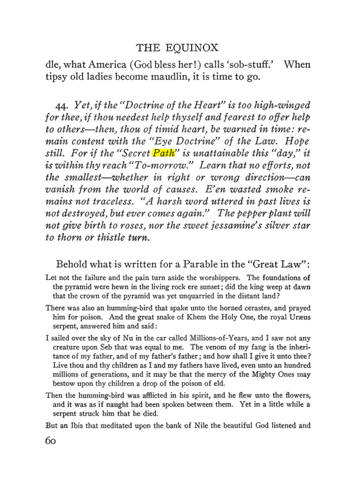 Original scan of The Equinox (Volume III, Number I), PDF page 382