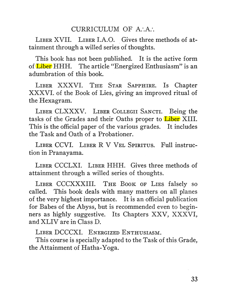 Original scan of The Equinox (Volume III, Number I), PDF page 39
