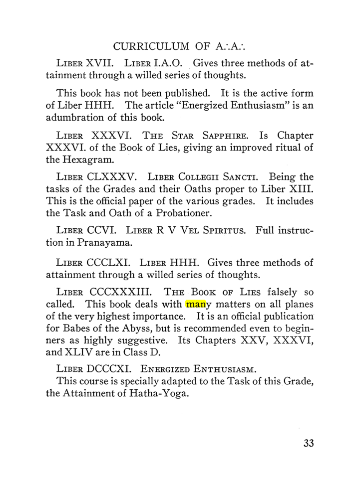 Original scan of The Equinox (Volume III, Number I), PDF page 39