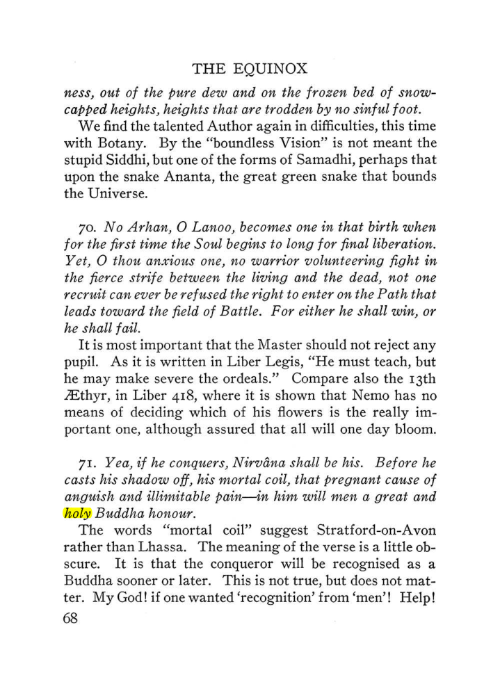 Original scan of The Equinox (Volume III, Number I), PDF page 390