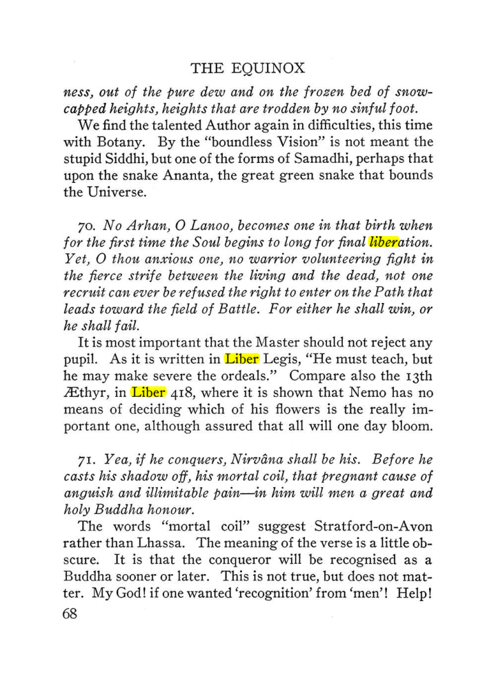 Original scan of The Equinox (Volume III, Number I), PDF page 390