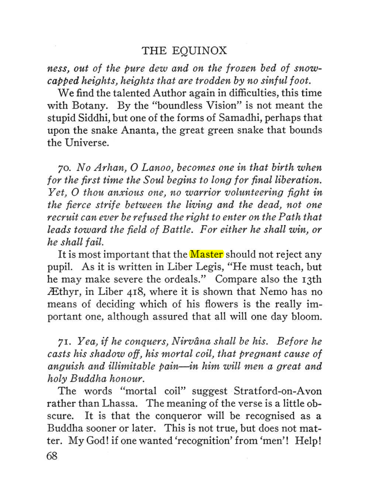 Original scan of The Equinox (Volume III, Number I), PDF page 390
