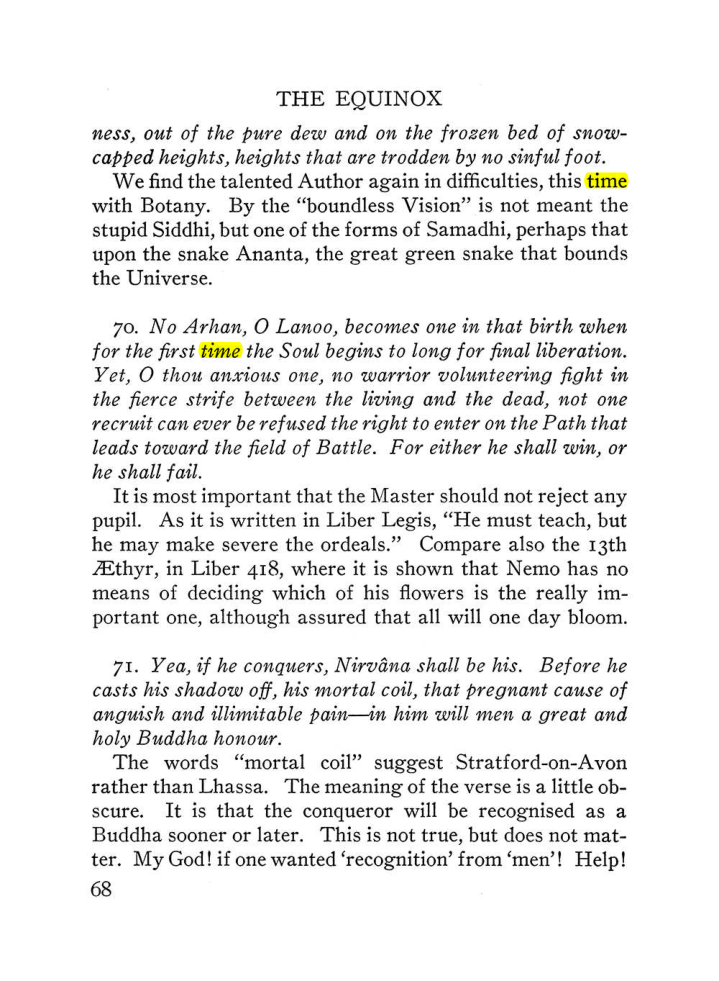 Original scan of The Equinox (Volume III, Number I), PDF page 390