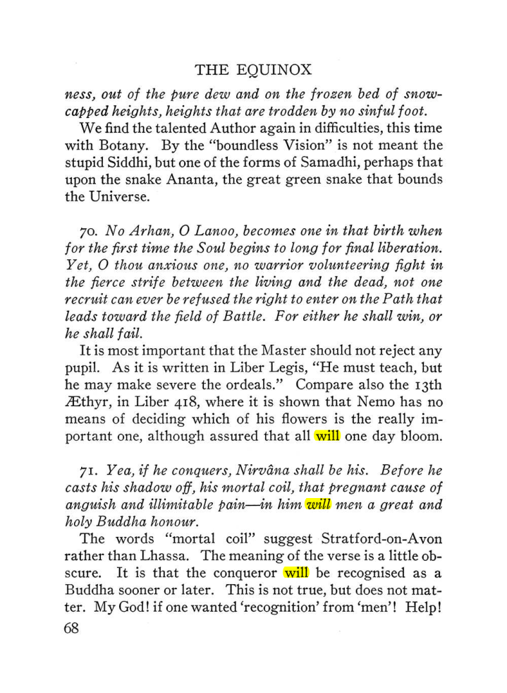 Original scan of The Equinox (Volume III, Number I), PDF page 390
