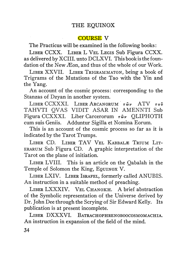 Original scan of The Equinox (Volume III, Number I), PDF page 40