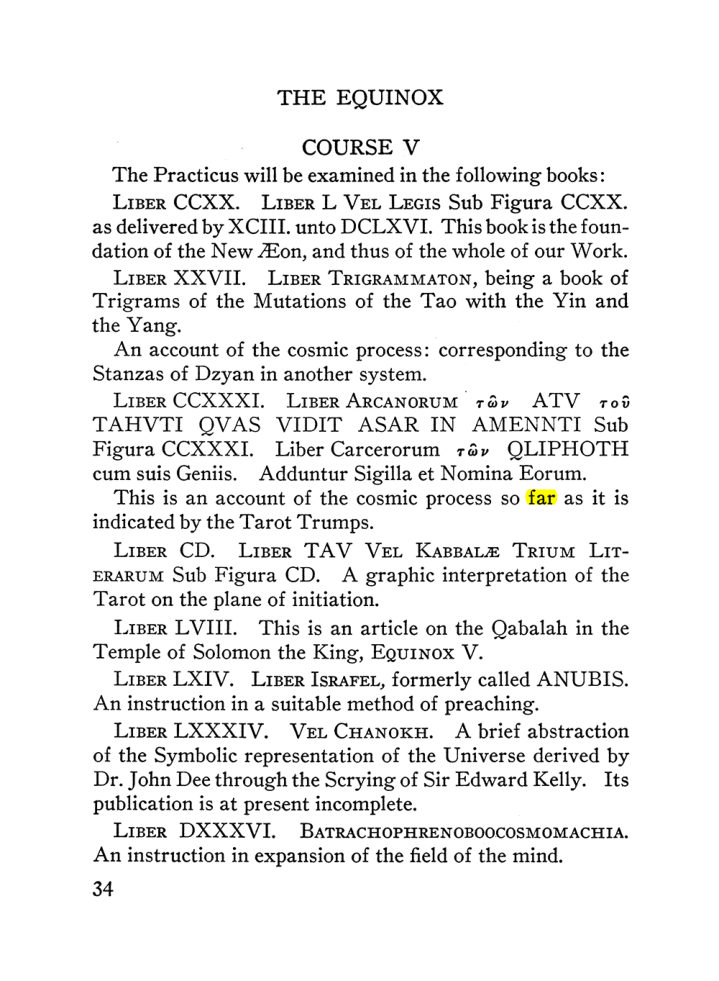 Original scan of The Equinox (Volume III, Number I), PDF page 40