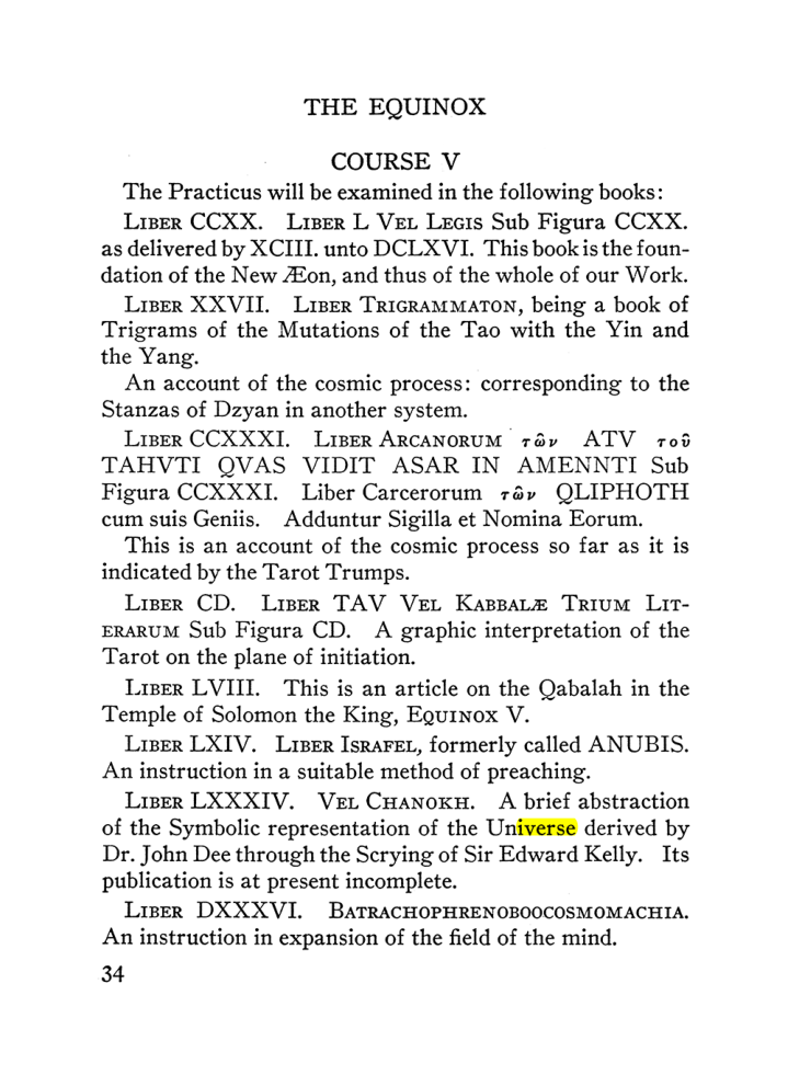 Original scan of The Equinox (Volume III, Number I), PDF page 40