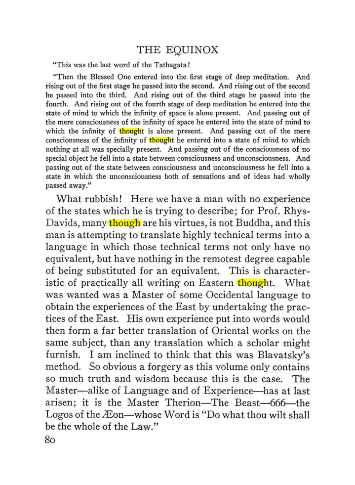 Original scan of The Equinox (Volume III, Number I), PDF page 402