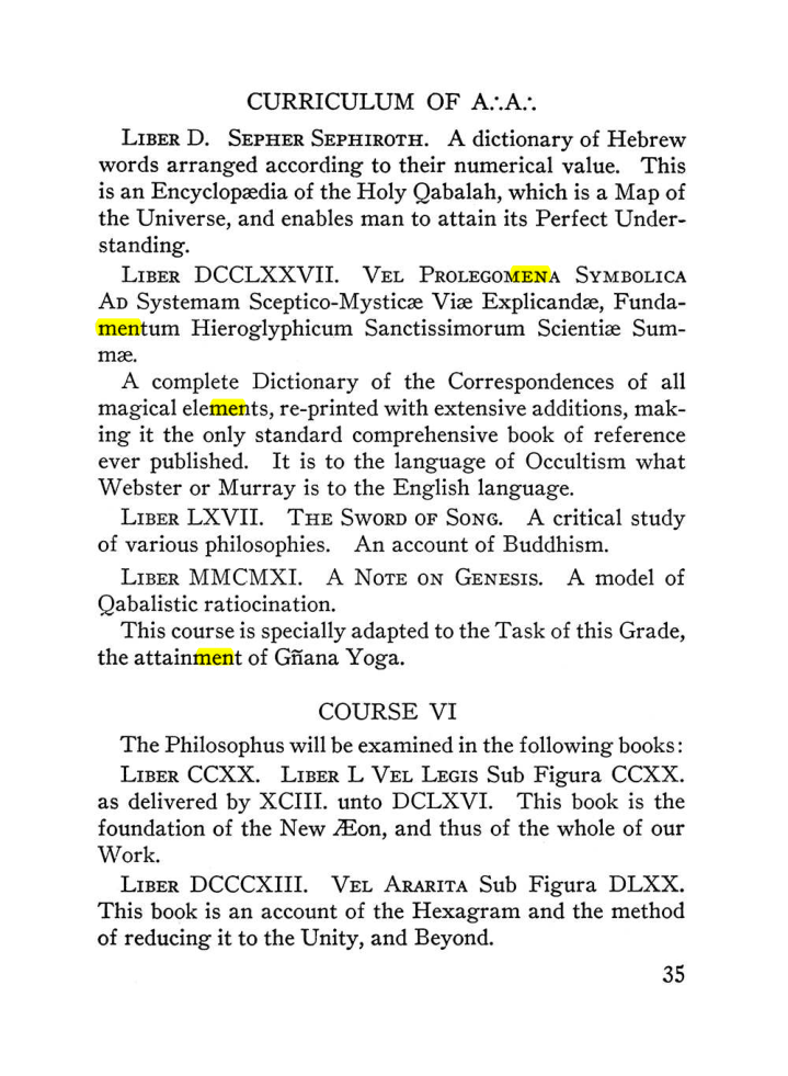 Original scan of The Equinox (Volume III, Number I), PDF page 41