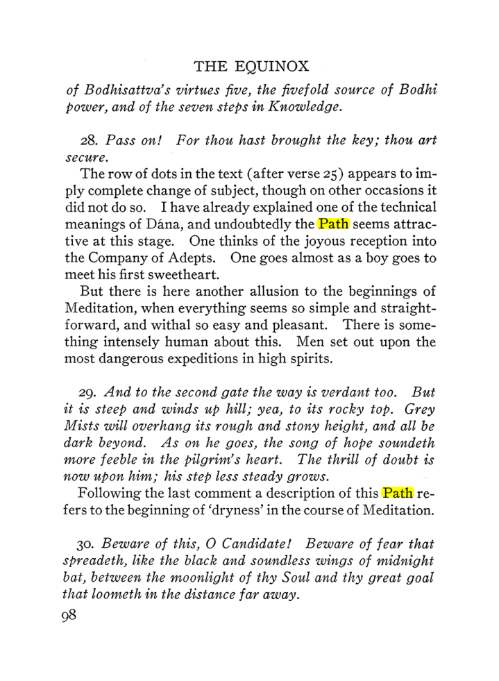 Original scan of The Equinox (Volume III, Number I), PDF page 420