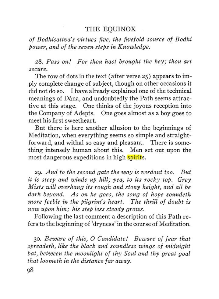 Original scan of The Equinox (Volume III, Number I), PDF page 420