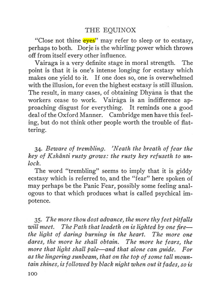 Original scan of The Equinox (Volume III, Number I), PDF page 422