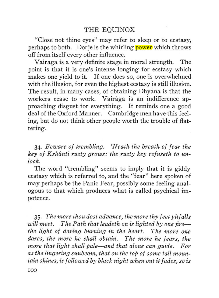 Original scan of The Equinox (Volume III, Number I), PDF page 422