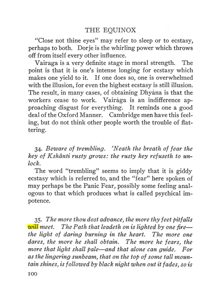 Original scan of The Equinox (Volume III, Number I), PDF page 422
