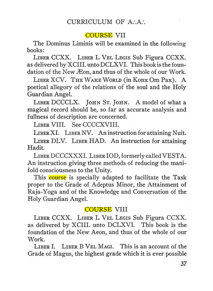 Original scan of The Equinox (Volume III, Number I), PDF page 43