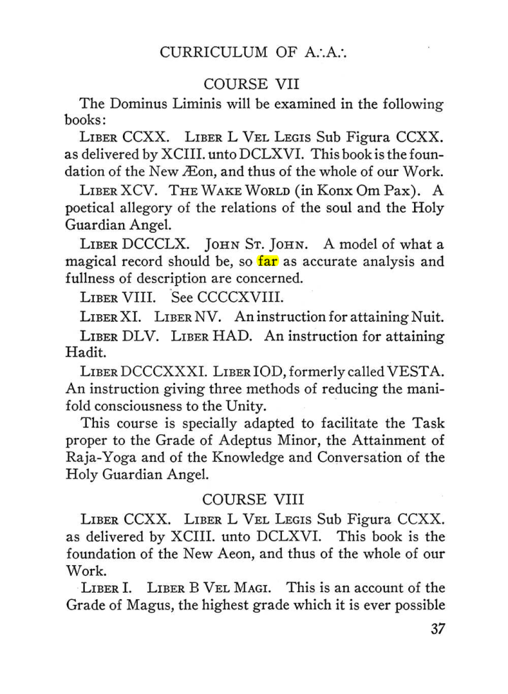 Original scan of The Equinox (Volume III, Number I), PDF page 43
