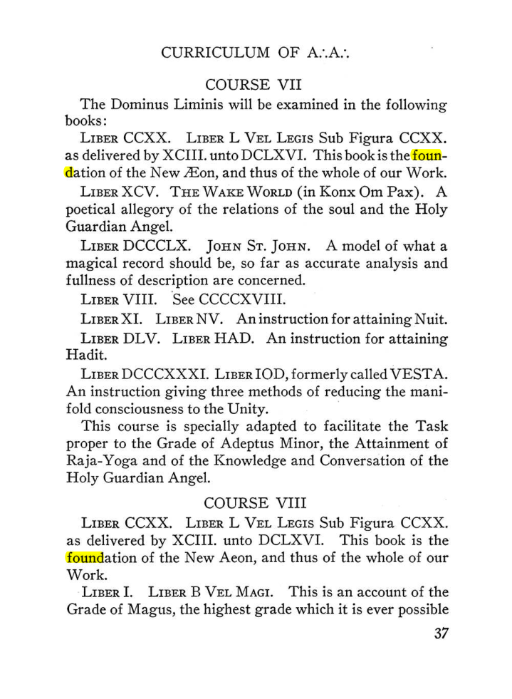 Original scan of The Equinox (Volume III, Number I), PDF page 43