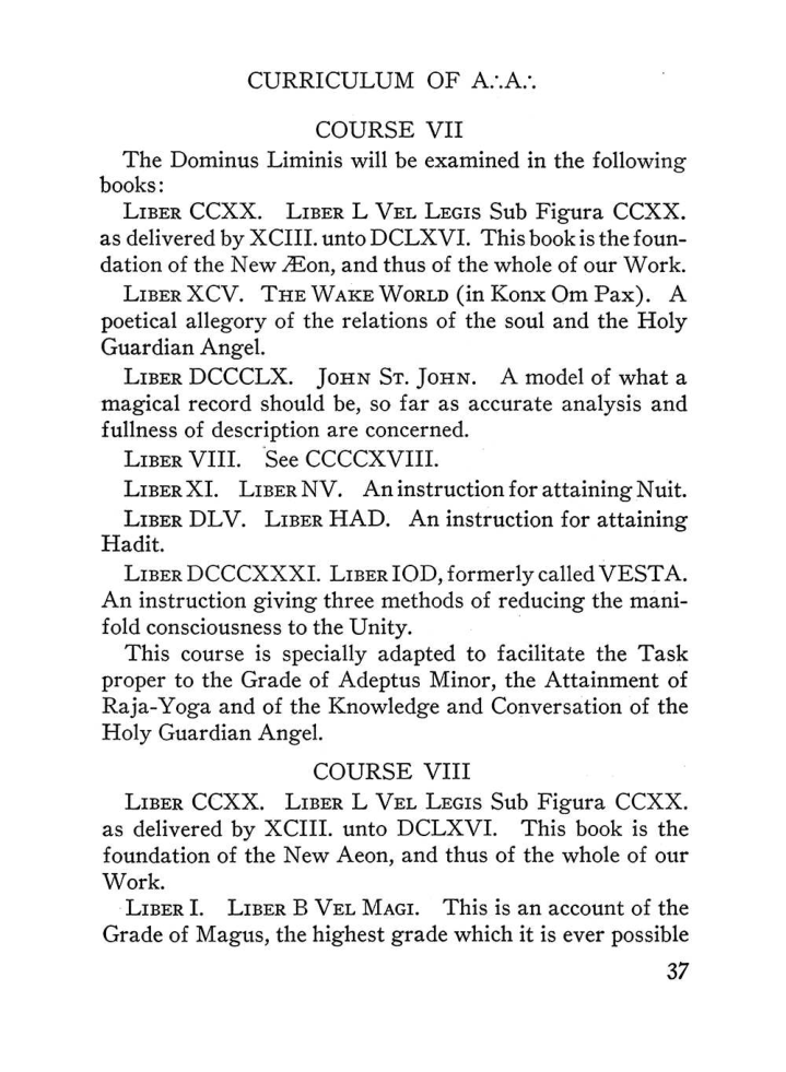Original scan of The Equinox (Volume III, Number I), PDF page 43
