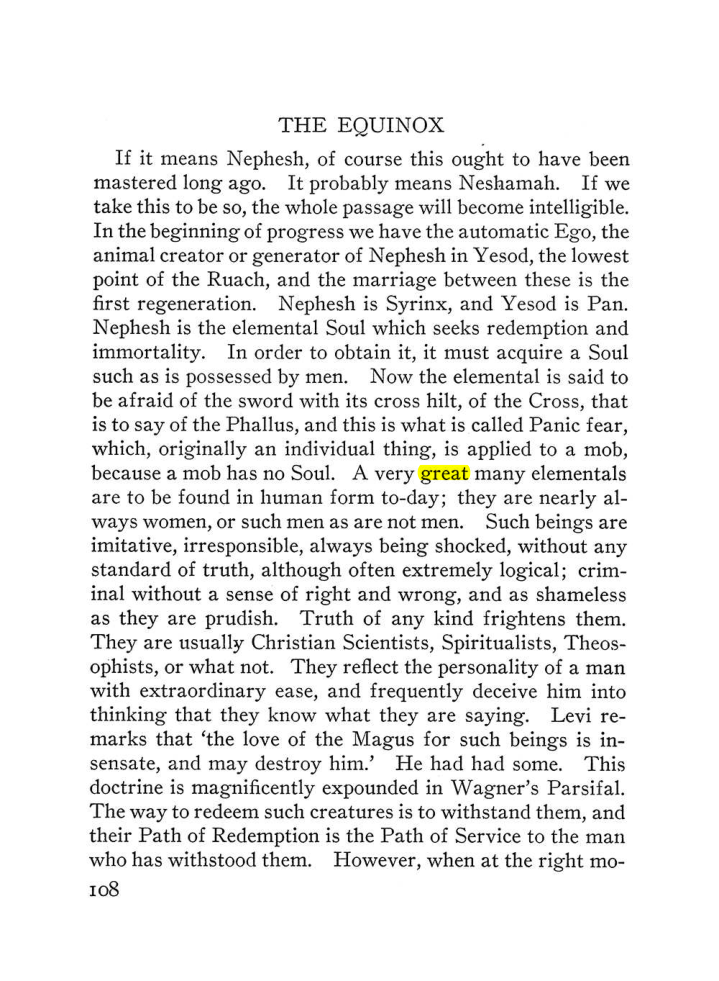Original scan of The Equinox (Volume III, Number I), PDF page 430