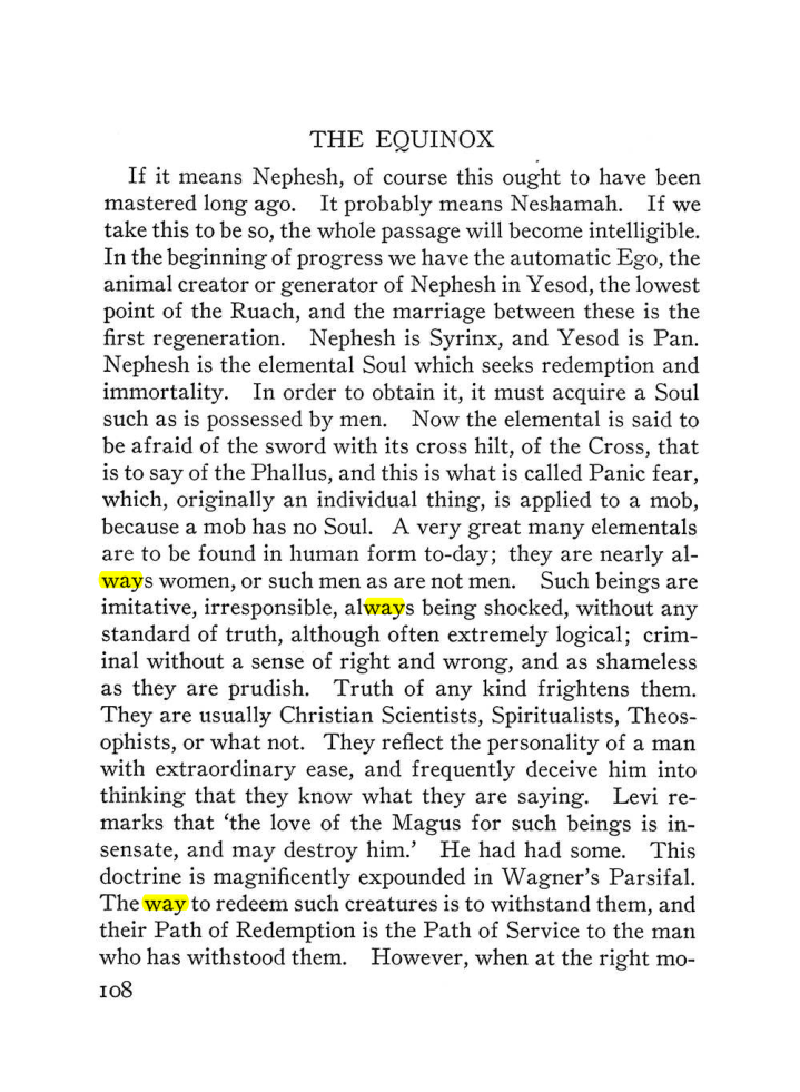 Original scan of The Equinox (Volume III, Number I), PDF page 430