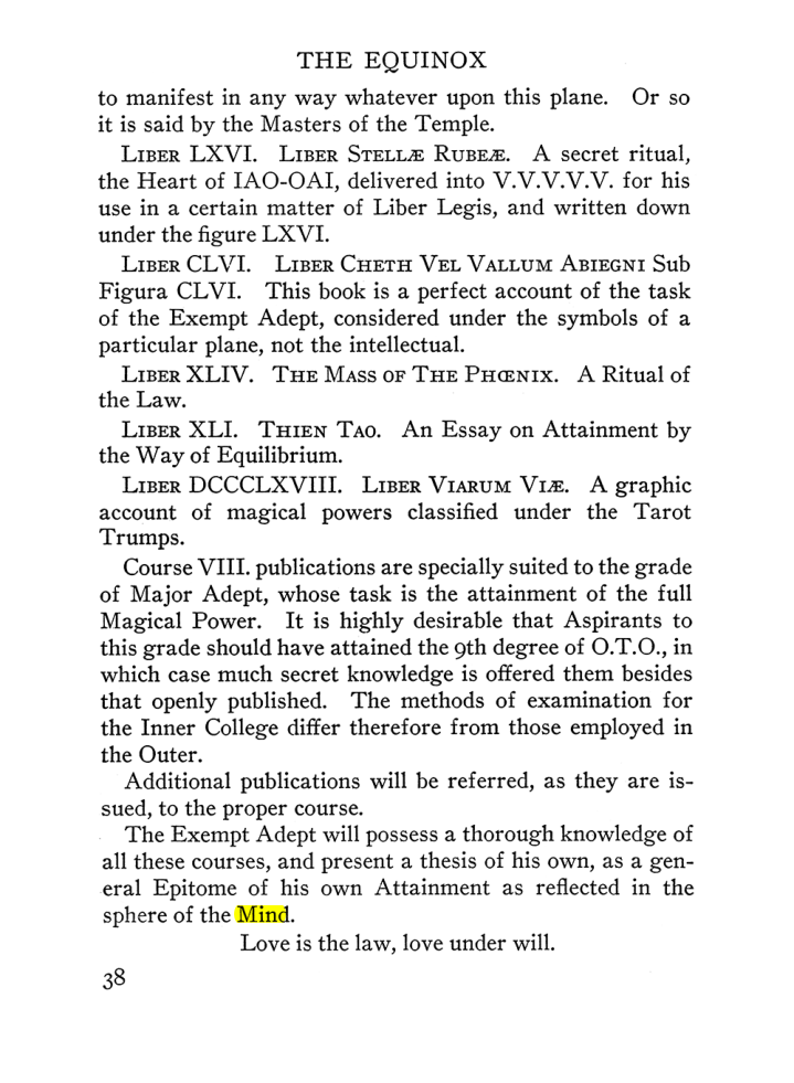 Original scan of The Equinox (Volume III, Number I), PDF page 44